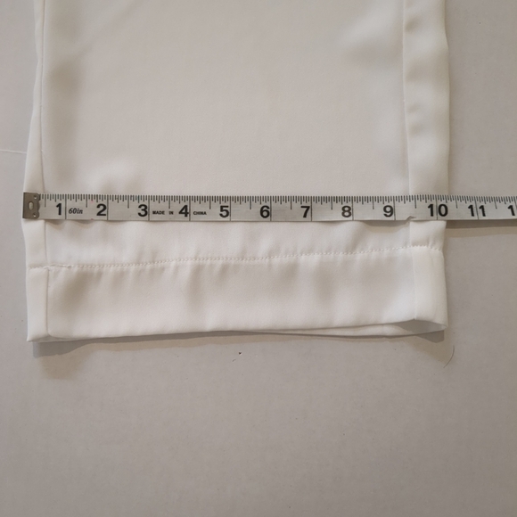 American Threads White Wide Leg Women's Pants , Size S - Picture 7 of 11